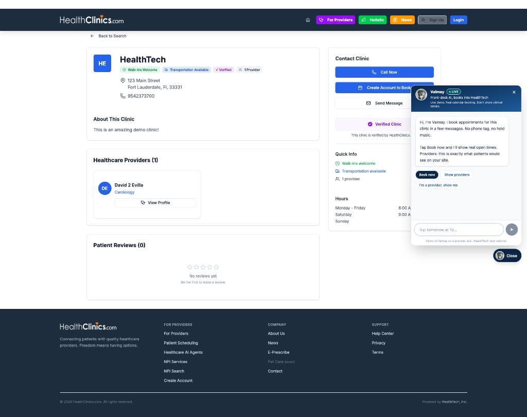 Valmay AI agent demo conversation